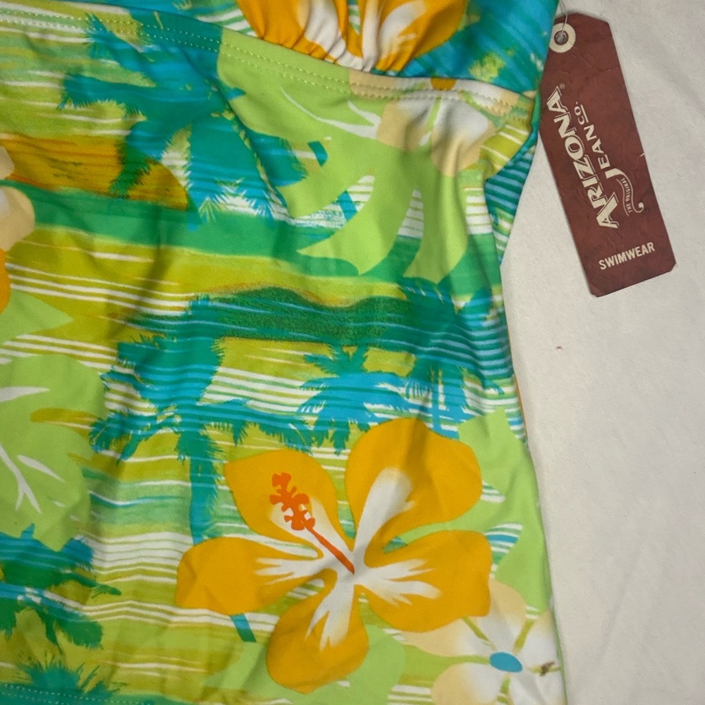 Colorful Floral Tankini Top - Picture 3 of 7